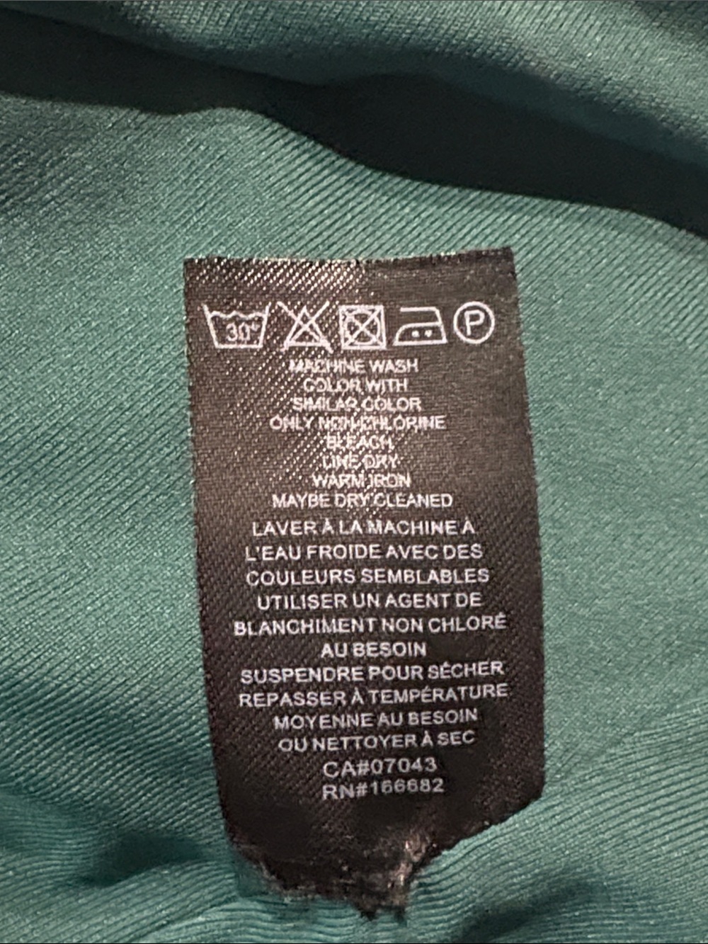 House of Harlow 1960 Deep V-Neck Short Sleeve Bodysuit Teal XL - Picture 6 of 6